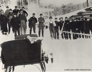 Wildwood area lumber camp
