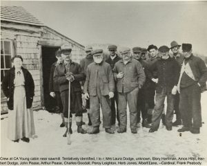 crew at C.A. Young Cabin