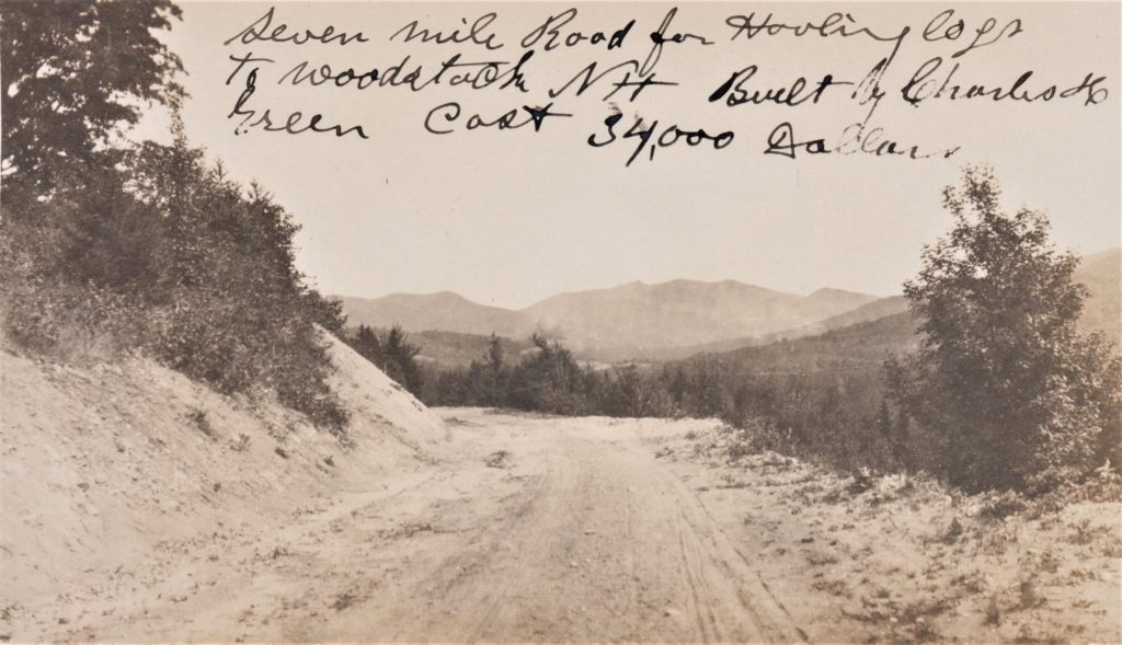 Seven Mile road for hauling logs