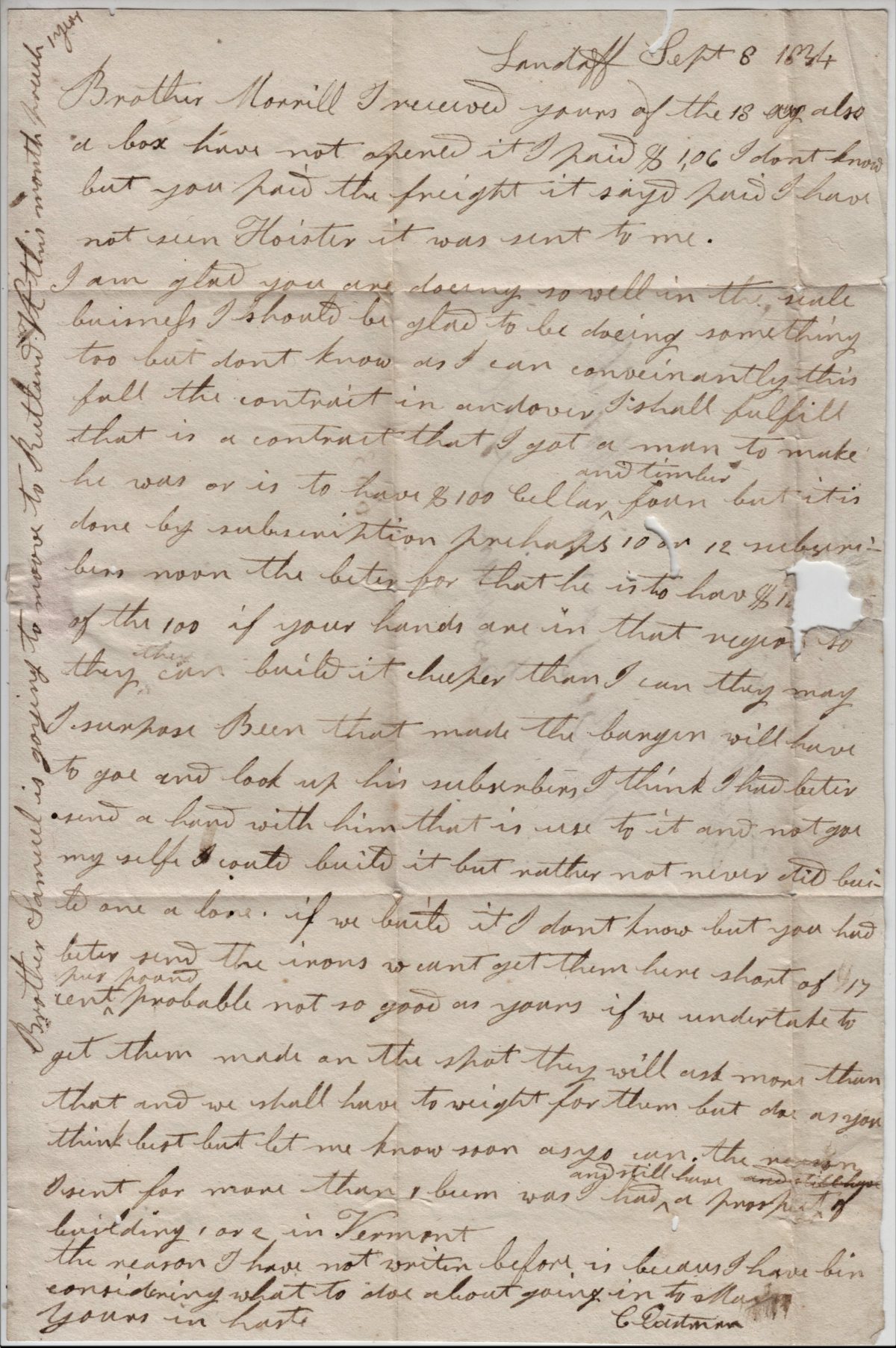 C. Eastman letter – Easton NH Conservation