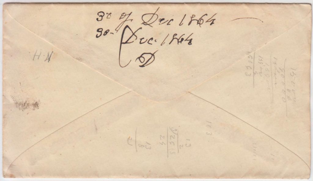 Ellen Cobb envelope back