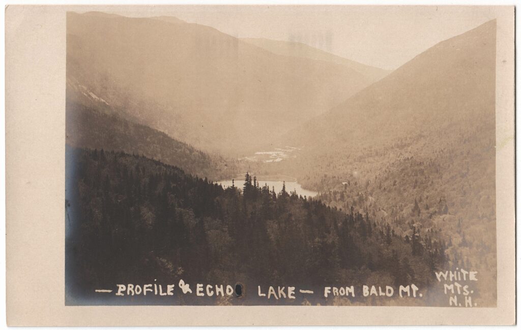 Profile and Echo Lake from Bald Mt.