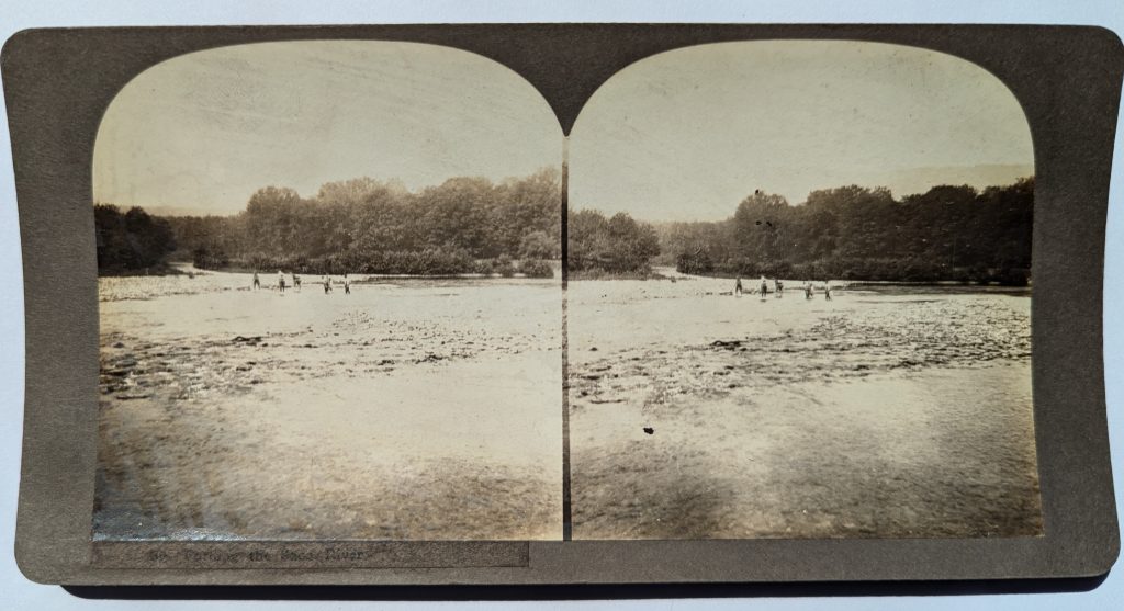 Fording the Saco River