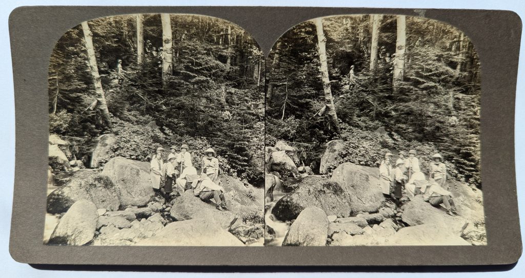Stream crossing and trail, NH