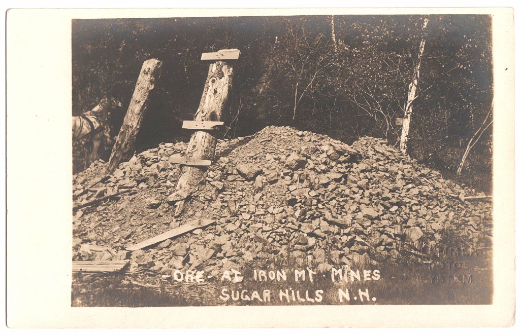 Ore - At Iron Mt. Mines, Sugar Hill, N.H.