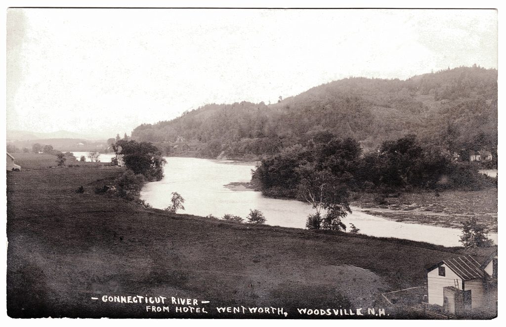 Connecticut River from Hotel Wentworth, Woodsville, NH