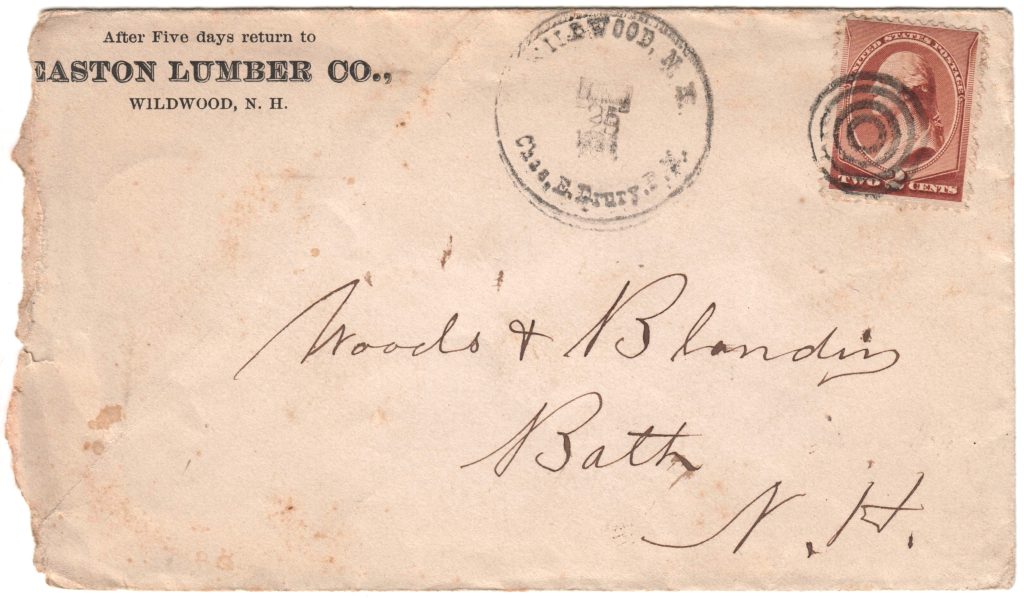 Easton Lumber Company, Wildwood, Charles E. Drury Postmaster